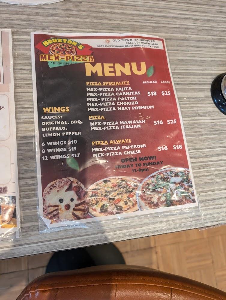 Houston's Mexpizza Espresso Lungo